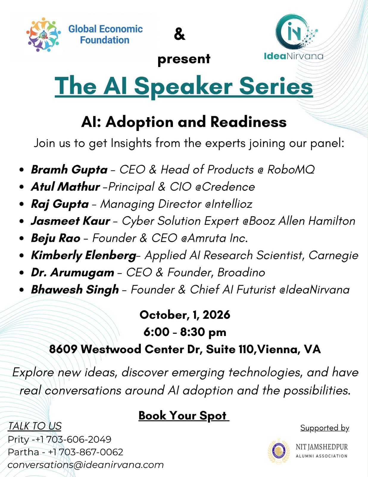 The AI Speaker Series: AI: Adoption and Readiness