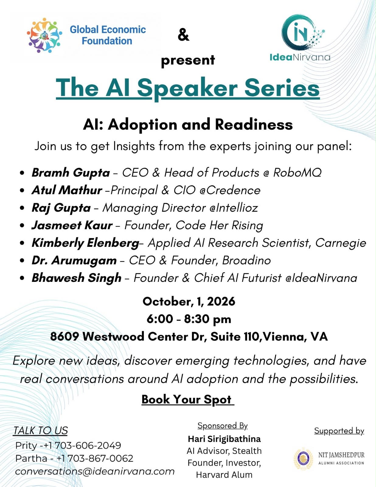 The AI Speaker Series: AI: Adoption and Readiness