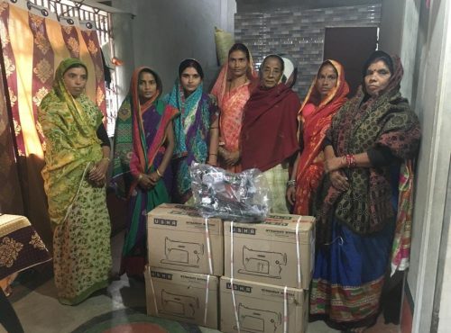 Sewing Machine project in a Village in Bihar India for Widows to be trained and be self employed.